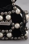 Shop_MODARTA_Black Pearl Embellished Potli Handbag _Online_at_Aza_Fashions