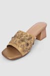 Buy_Anita Dongre_Gold Zari Zardozi Embroidered Heels _Online_at_Aza_Fashions