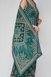 Anita Dongre Green Persian Carpet Print Scarf Online at Aza Fashions Anita Dongre_Green Persian Carpet Print Scarf _Online_at_Aza_Fashions