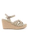 Shop_Vanilla Moon_Gray Grey Jute-covered Espadrille Wedges_Online_at_Aza_Fashions