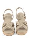 Shop_Vanilla Moon_Gray Grey Jute-covered Espadrille Wedges_at_Aza_Fashions