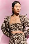 Buy_July Issue_Multi Color Polyester Leopard Print Trench Coat Set _Online_at_Aza_Fashions