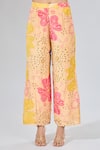 Samyukta Singhania_Multi Color Printed Kaftan And Pants Set _at_Aza_Fashions