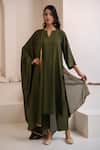 Buy_Avaha_Green Designer Maan Kurta Set _at_Aza_Fashions