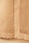 Buy_Janki India_Ivory Chanderi, Cotton Embroidery Organza Bullion Saree Set _Online_at_Aza_Fashions