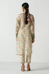 Shop_Studio Bagechaa_Green Lurex Embroidered Kurta Pant Set _at_Aza_Fashions
