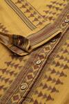 Ritu Kumar_Yellow Essential Bhuj Long Kurta _at_Aza_Fashions