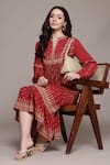 Ritu Kumar_Long Dress With Embroidered Details _Online_at_Aza_Fashions