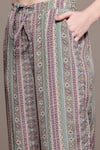 Ritu Kumar_Green Teal Keya Kurta Set _at_Aza_Fashions
