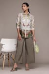 Ritu Kumar_Floral Print Off White Pierra Shirt _Online_at_Aza_Fashions