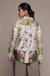 Shop_Ritu Kumar_Floral Print Off White Pierra Shirt _at_Aza_Fashions