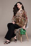 Ritu Kumar_Multi Color Multi Sona Printed Shirt _at_Aza_Fashions