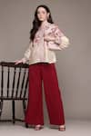 Buy_Ritu Kumar_Embroidered Off White Zuri Shirt _Online_at_Aza_Fashions