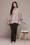 Buy_Ritu Kumar_Off White Flowret K Printed Kurti _Online_at_Aza_Fashions
