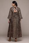 Shop_Ritu Kumar_Black Flowret K Anarkali Set _at_Aza_Fashions