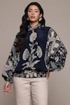 Buy_Ritu Kumar_Black Poppy Pushpanjali K Kurti _at_Aza_Fashions