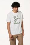 Buy_Terra Luna_White Cotton Pico Logo Handloom T-shirt _at_Aza_Fashions