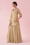 Shop_Studio Bagechaa_Gehna Green Sharara Set 