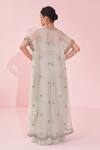 Shop_Studio Bagechaa_Pink Pale Blue Cape Set With Sharara Pants _at_Aza_Fashions