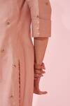 Shop_Studio Bagechaa_Embroidered Blush Pink Kurta And Pants Set _Online_at_Aza_Fashions