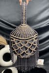Buy_Kainiche by Mehak_Fringed Embellished Potli Bag _at_Aza_Fashions