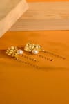 Trupti Mohta_Gold Plated Pearls Baroque Beauty Earrings _Online_at_Aza_Fashions