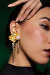 Buy_Trupti Mohta_Gold Plated Pearls Baroque Beauty Earrings _at_Aza_Fashions