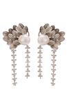 Buy_Trupti Mohta_Silver Plated Pearls Baroque Beauty Earrings _Online_at_Aza_Fashions
