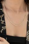 Do Taara_Gold Plated Pearl Contemporary Necklace _Online_at_Aza_Fashions