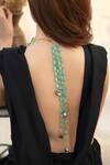 Buy_Do Taara_Mint Layered Fluorite Choker Necklace _Online_at_Aza_Fashions