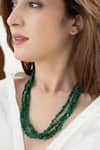 Buy_Do Taara_Green Layered Jade Necklace _at_Aza_Fashions