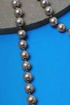 Shop_Mero Jewellery_Silver Plated Bead Long Necklace _at_Aza_Fashions