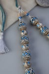 Mero Jewellery_Turquoise Vintage Beaded Necklace _Online_at_Aza_Fashions