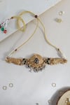 Buy_Mero Jewellery_Kundan Peacock Choker Necklace _at_Aza_Fashions