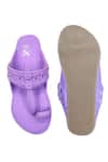 Shop_The Madras Trunk_Lavender Kolhapuri Flats  _at_Aza_Fashions