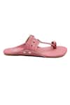 Buy_The Madras Trunk_Pink Light Kolhapuri Flats _Online_at_Aza_Fashions