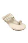 Shop_The Madras Trunk_Beige Kolhapuri Flats _Online_at_Aza_Fashions