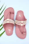 Buy_The Madras Trunk_Pink Haiku Kolhapuri Flat Sandals _at_Aza_Fashions