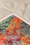 UNALLUME by Nisha_Multi Color Orchid Dreams Silk Pocket Square _Online_at_Aza_Fashions