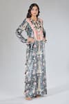 Shop_Payal Singhal_Multi Color Embroidered Floral Vine Pattern Kaftan _Online_at_Aza_Fashions