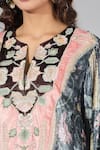 Buy_Payal Singhal_Multi Color Embroidered Floral Vine Pattern Kaftan 