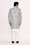 Shop_Arihant Rai Sinha_White Floral Print Sherwani _at_Aza_Fashions