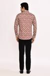 Shop_Arihant Rai Sinha_Mauve Cotton Printed Casual Shirt _at_Aza_Fashions