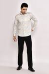 Buy_Arihant Rai Sinha_White Printed Casual Shirt _Online_at_Aza_Fashions