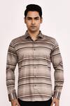 Buy_Arihant Rai Sinha_Multi Color Cotton Stripe Casual Shirt 