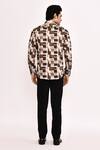 Shop_Arihant Rai Sinha_Cream Cotton Printed Casual Shirt _at_Aza_Fashions
