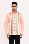 Buy_Arihant Rai Sinha_Peach Cotton Casual Shirt 