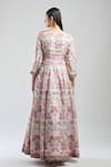 Shop_Samyukta Singhania_Off White Digital Print Anarkali With Dupatta _at_Aza_Fashions