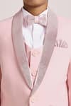 Buy_Arihant Rai Sinha_Pink Polyester, Cotton Satin Sequins 5 Pcs Island Royal Suit Set 