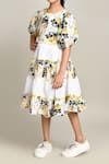 Buy_Petite Pomme_Multi Color Cotton Floral Print Fit And Flare Dress _Online_at_Aza_Fashions